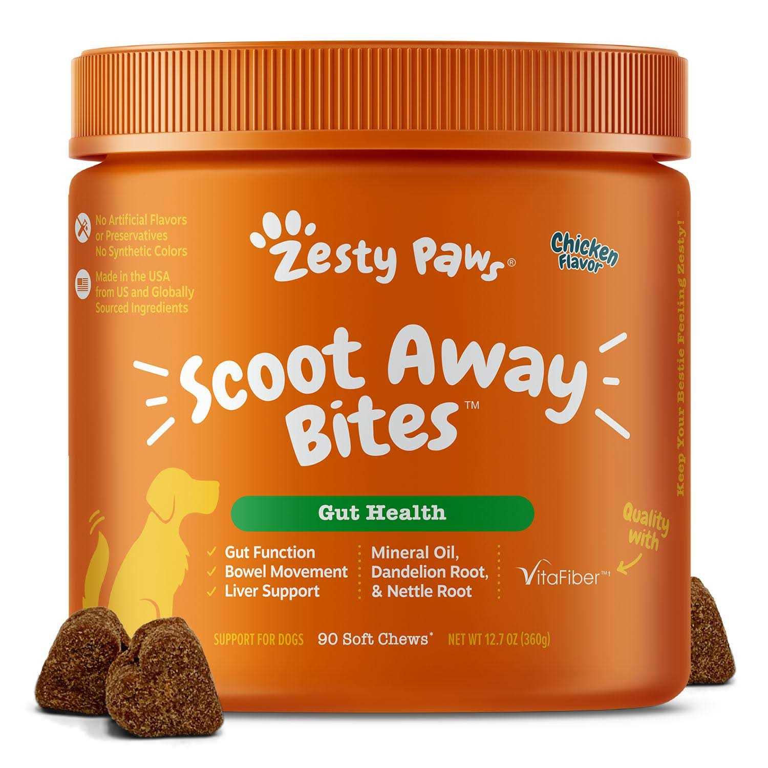 Alternative view of Zesty Paws Chicken Scoot Away Bites Soft Chews for Dogs
