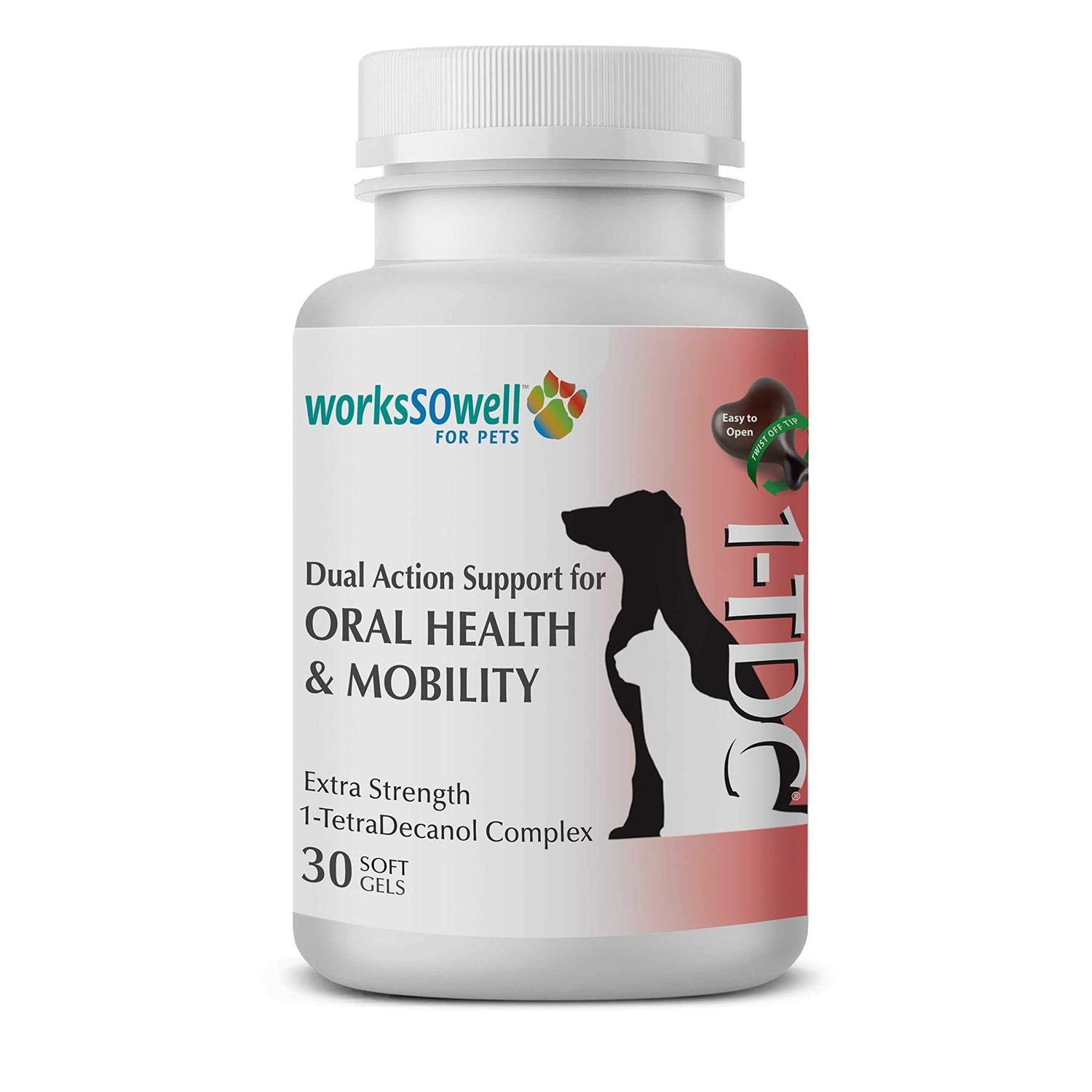 1-TDC Dual Action Periodontal & Joint Health for Cats & Dogs - 60 Soft Gels