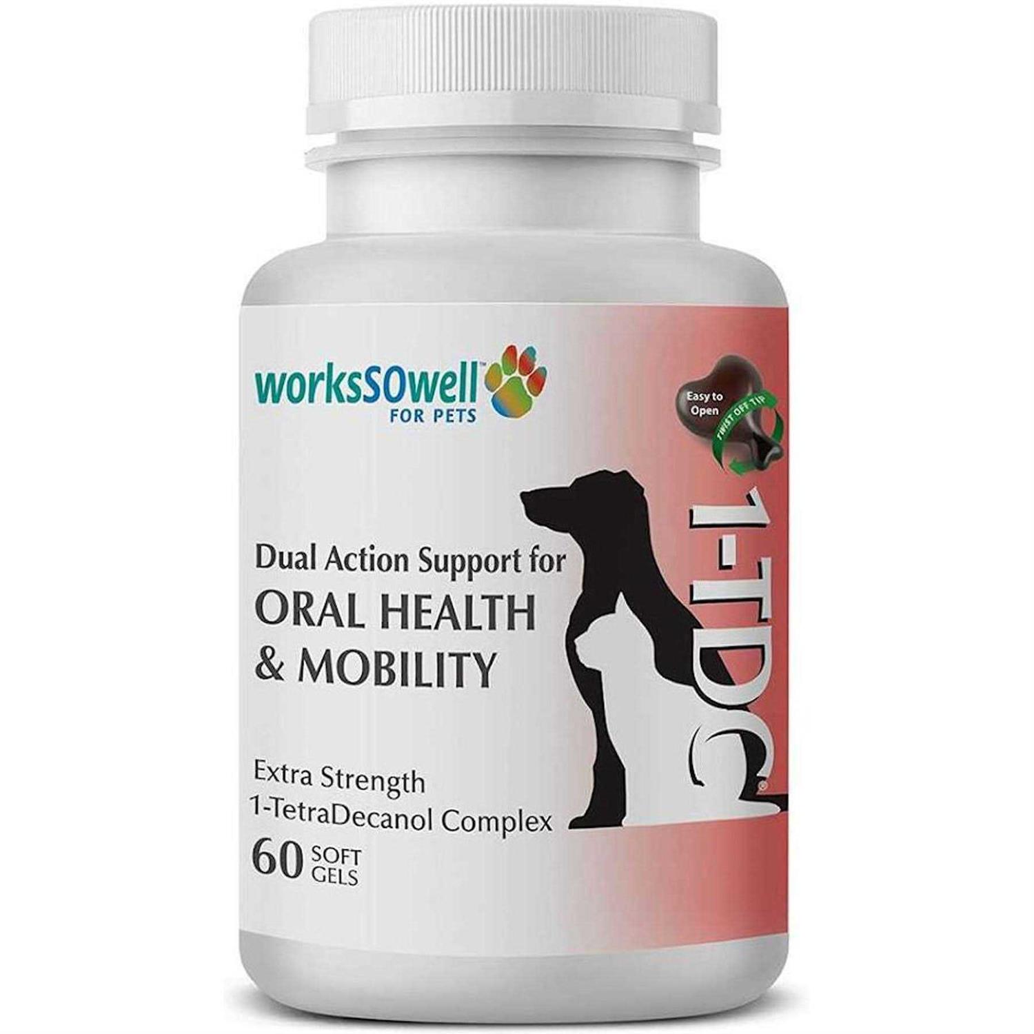 1-TDC Dual Action Periodontal & Joint Health for Cats & Dogs - 60 Soft Gels
