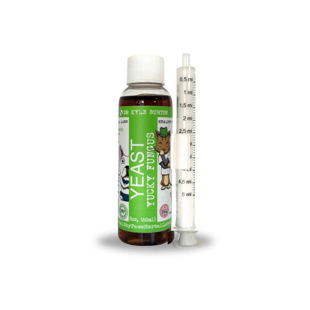 Healthy Paws Herbal Labs Liquid Supplement for Dog Yeast & Fungus