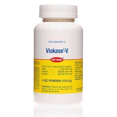 Alternative view of Viokase-V Powder for Dogs & Cats