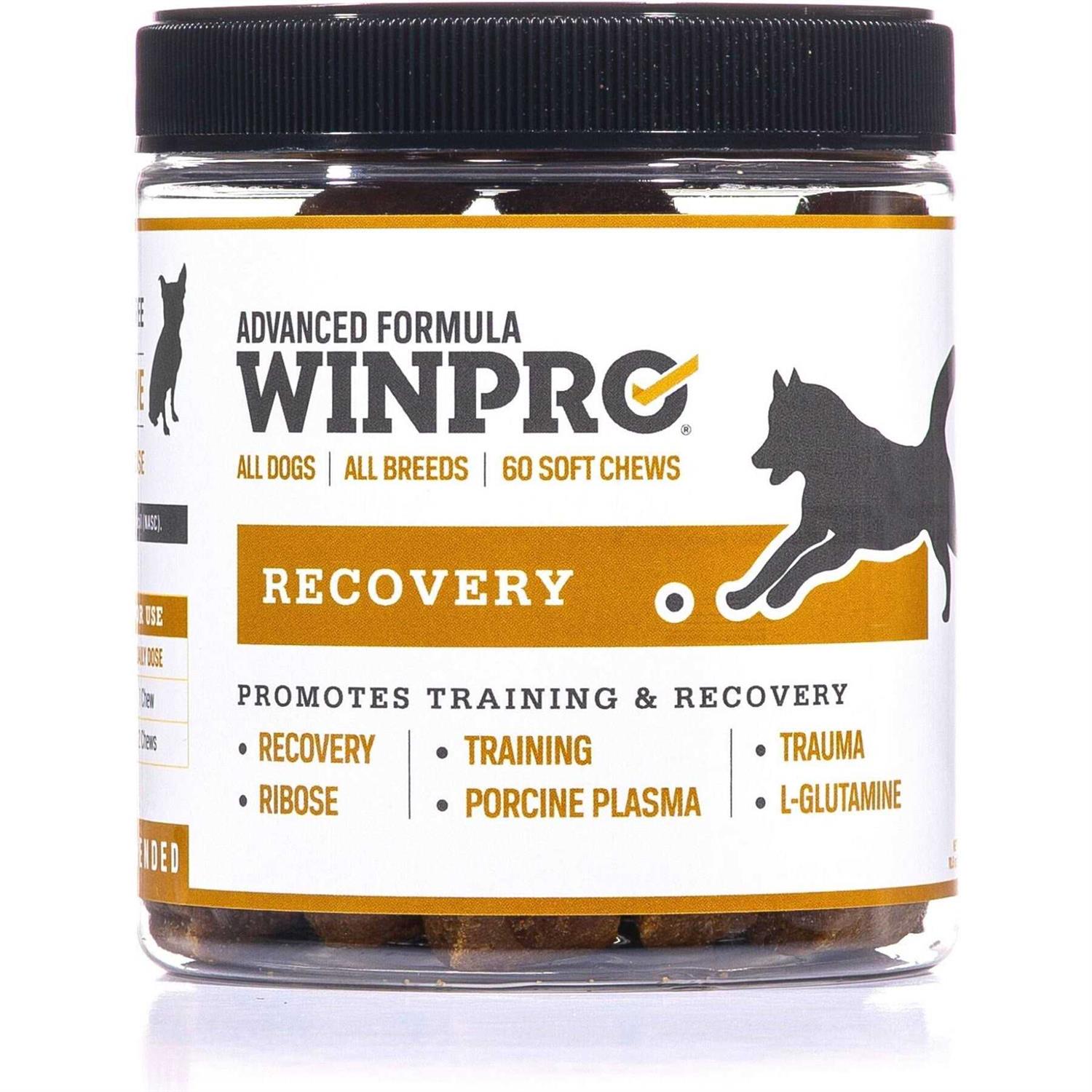 Winpro Pet Free Plasma-Powered Soft Chews, 60 Chews, Natural Blood Protein Supplements for Dogs and