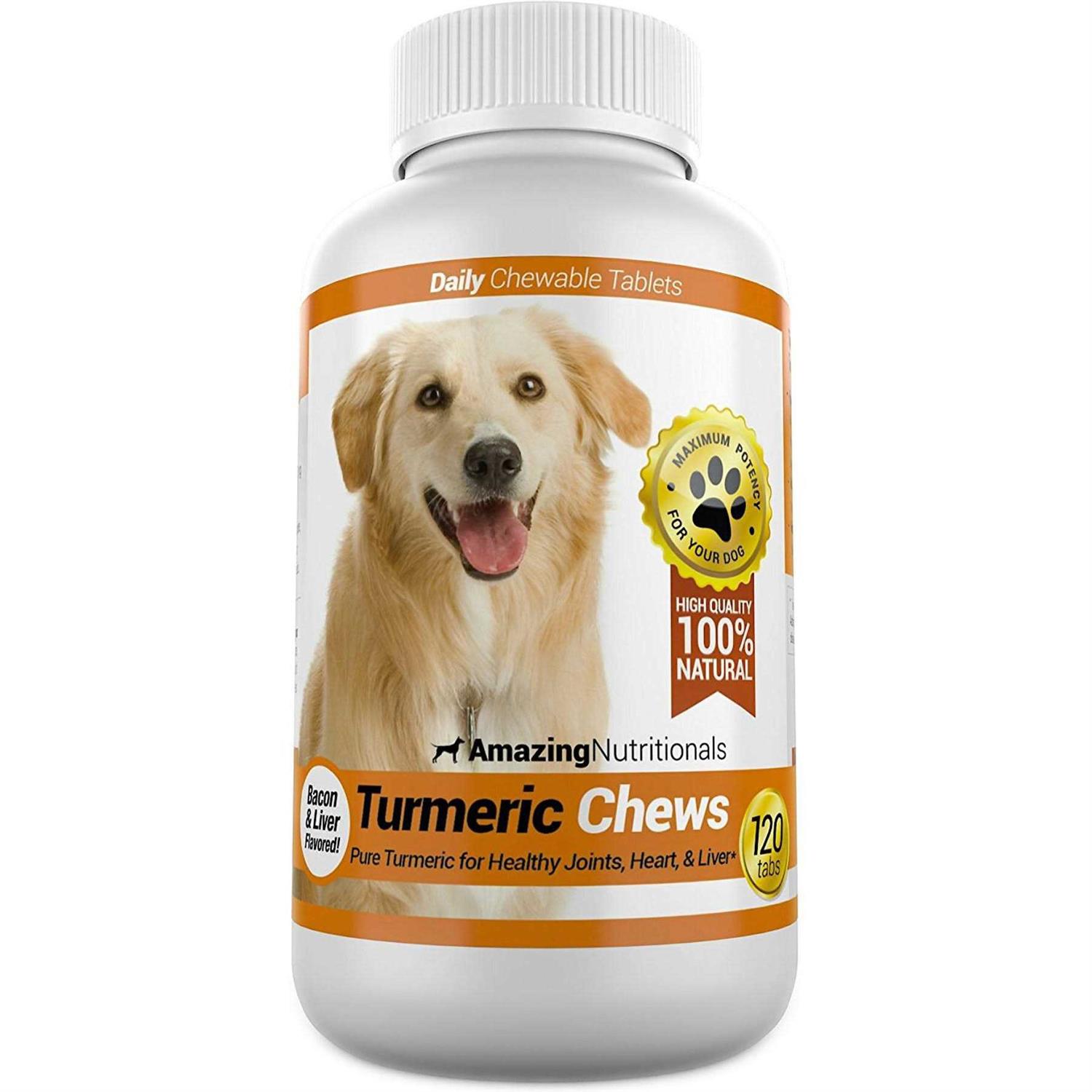 Amazing Nutritionals Amazing Turmeric for Dogs Curcumin Pet Antioxidant