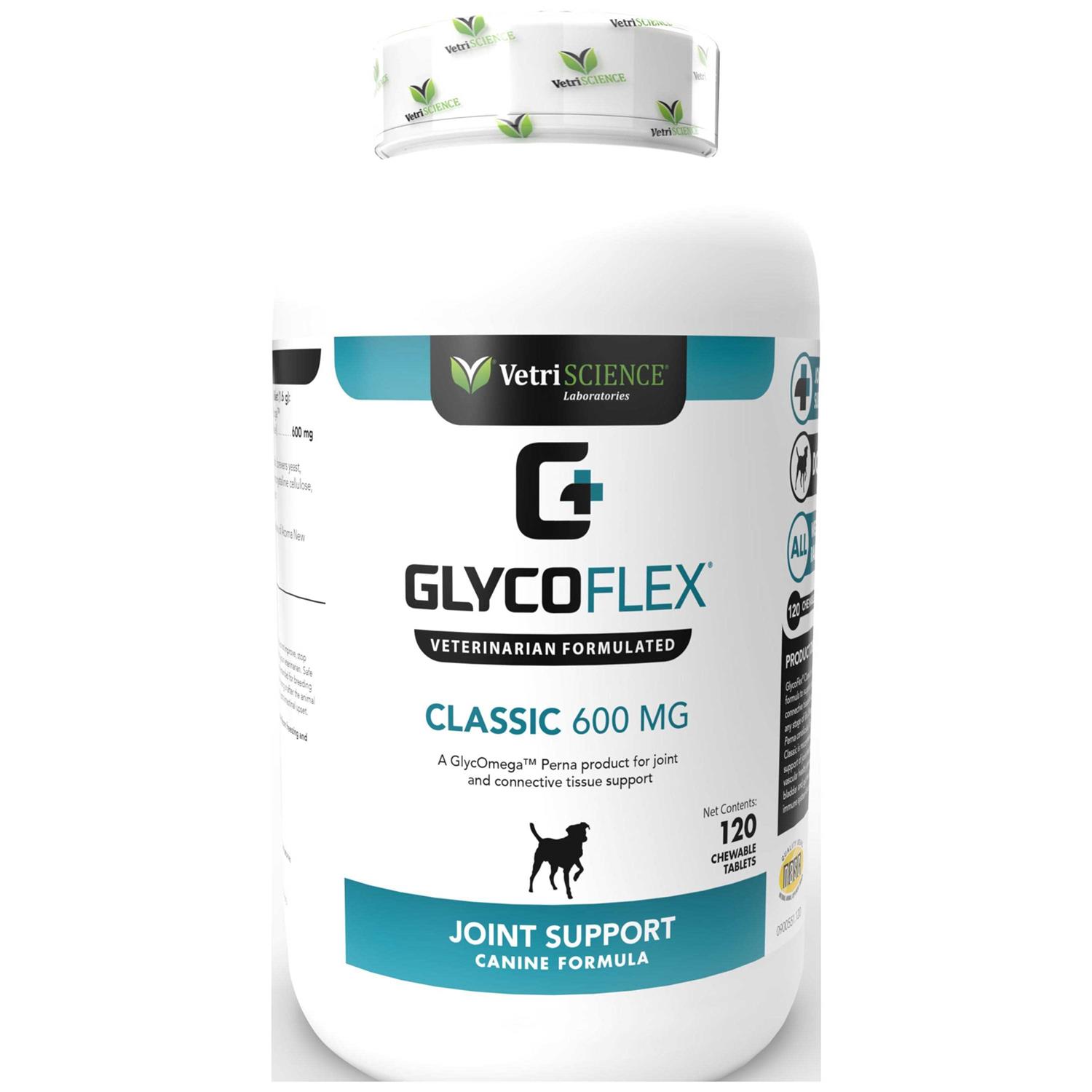 VetriScience GlycoFlex Classic 600 mg Hip & Joint Supplement for Dogs