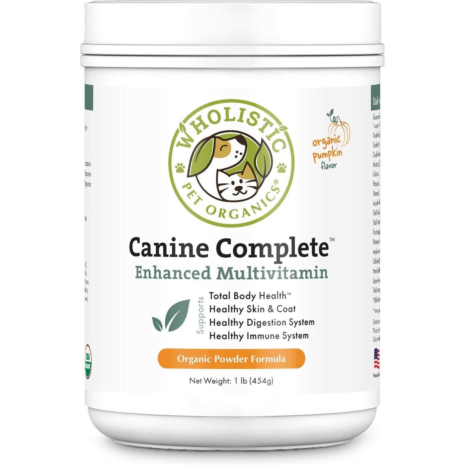 Wholistic Pet Organics Canine Complete Organic Pumpkin Supplement for Dogs