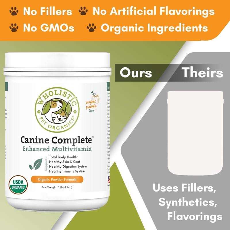 Alternative view of Wholistic Pet Organics Canine Complete Organic Pumpkin Supplement for Dogs