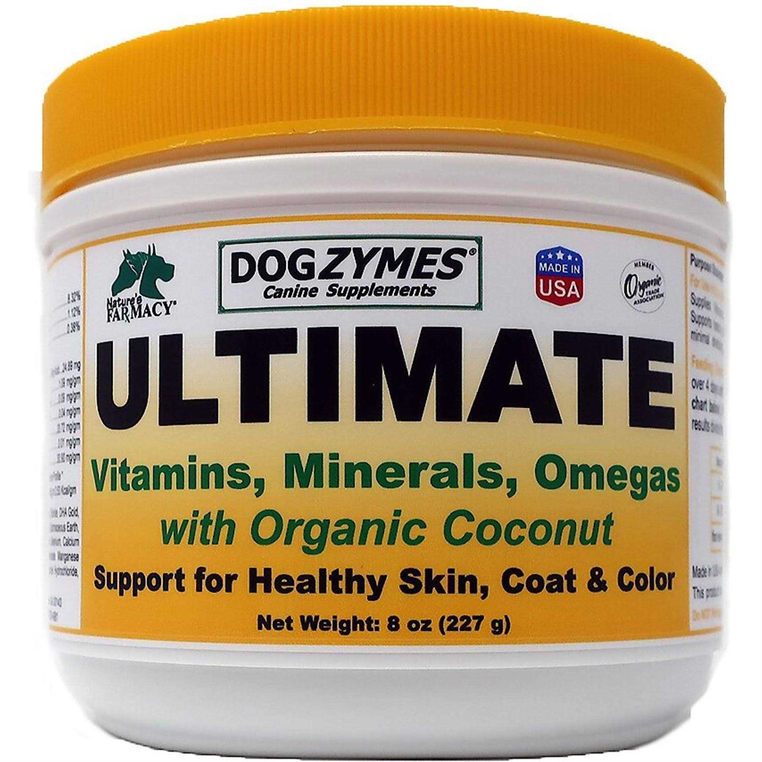 Dogzymes Ultimate for Best Skin/Coat with Organic Coconut