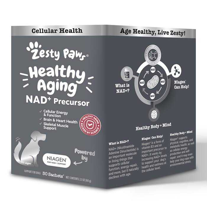 Alternative view of Zesty Paws Healthy Aging NAD+ Precursor Cellular Energy