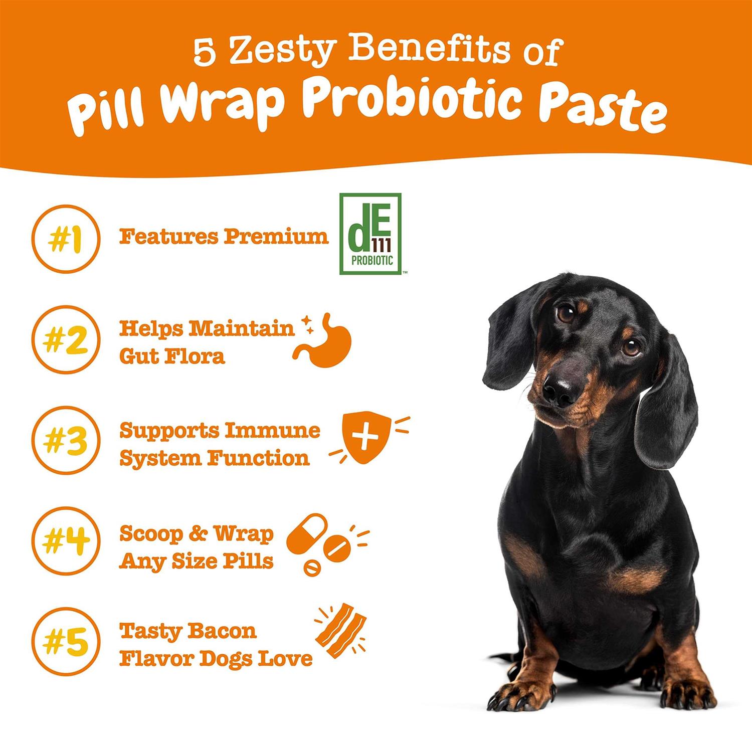 Alternative view of Zesty Paws Pill Wrap Probiotic Paste for Dogs