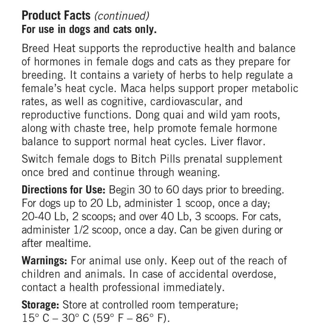 Alternative view of Lots of Love Pet Pro Breed Heat Breeding & Reproductive Supplement for Dogs & Cats