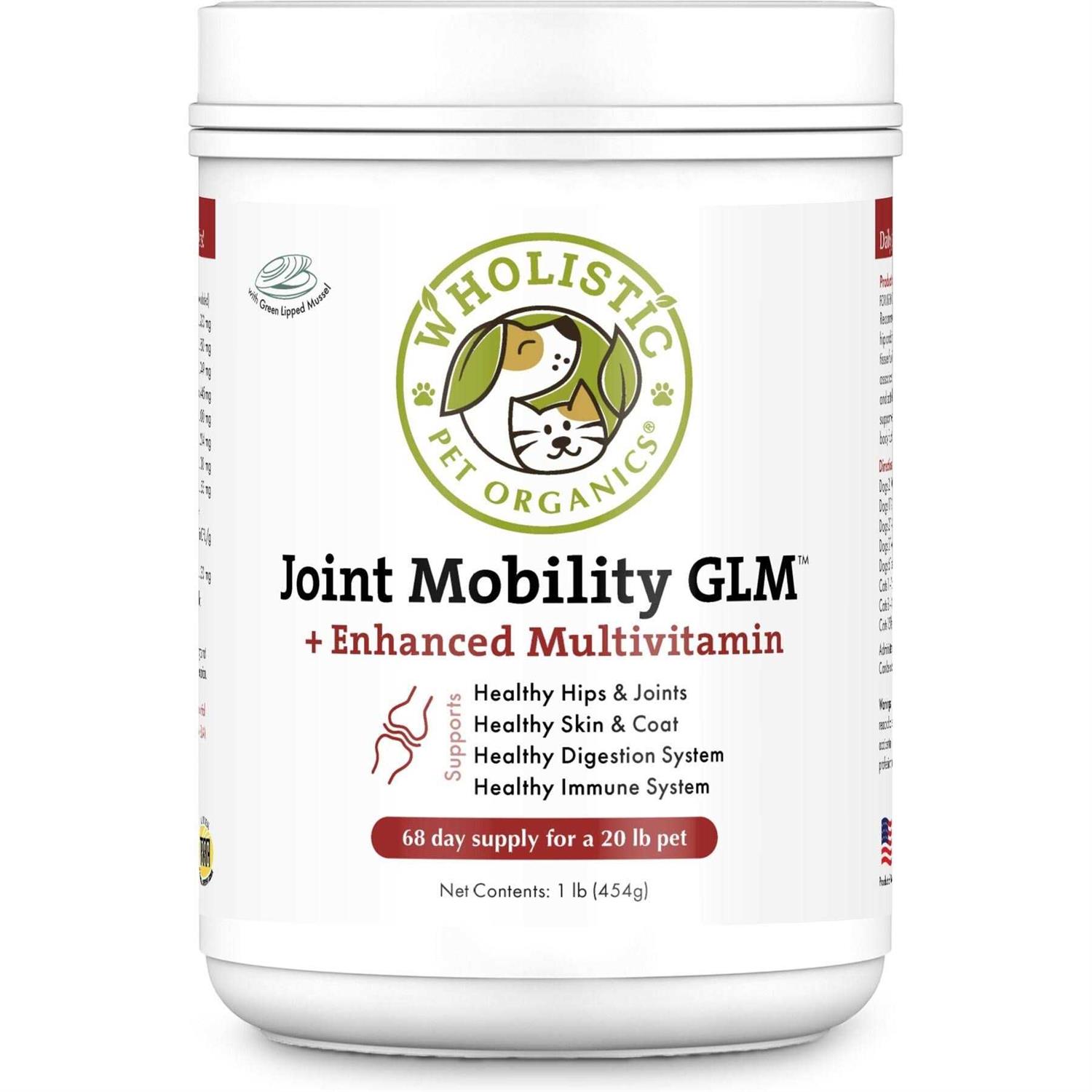 Wholistic Pet Organics Joint Mobility with Green Lipped Mussel