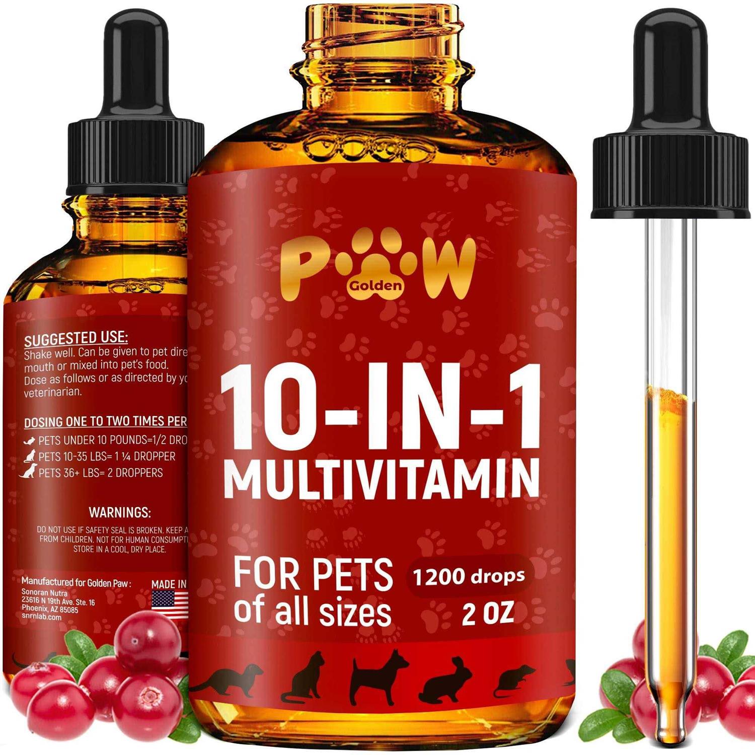 10 In 1 Cat & Dog Multivitamin Hip & Joint Vitamins for Dogs Vitamins c D B1-12
