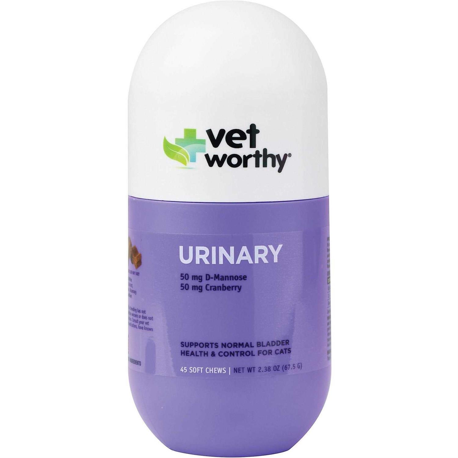 Vet Worthy Urinary Aid Soft Chews for Cats