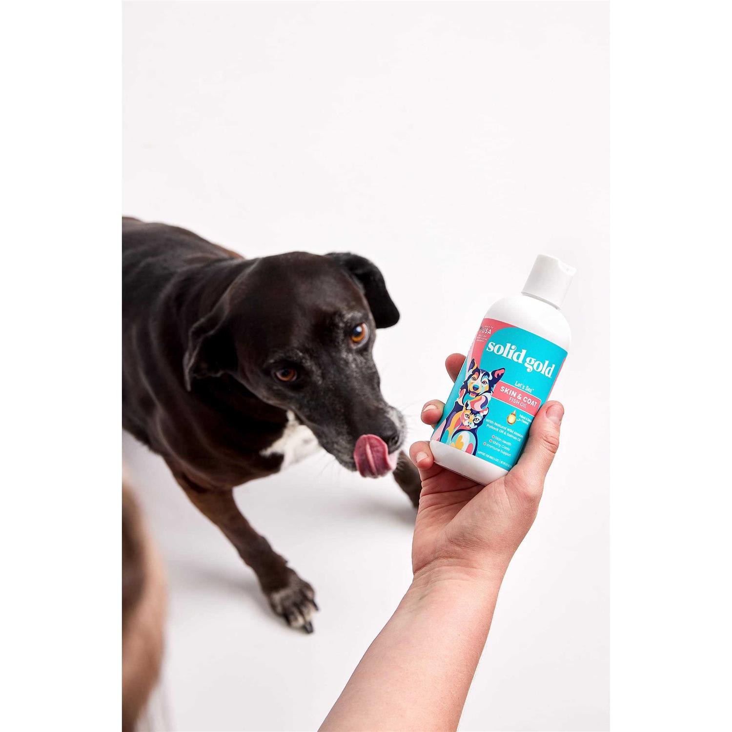Alternative view of Solid Gold Fish Oil for Dogs & Cats Wild Alaskan Salmon Oil for Dogs Skin and Coat Support