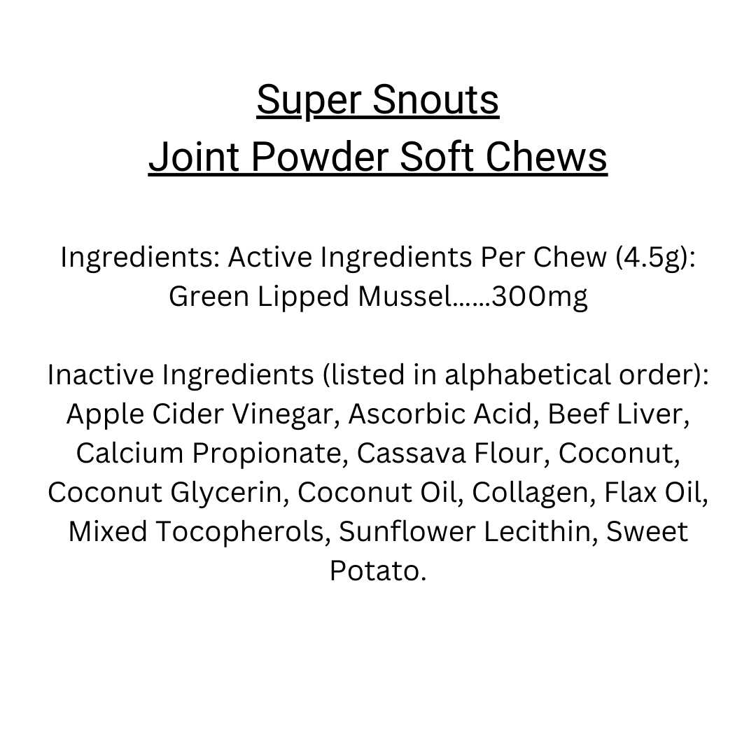 Alternative view of Super Snouts Joint Power Chews