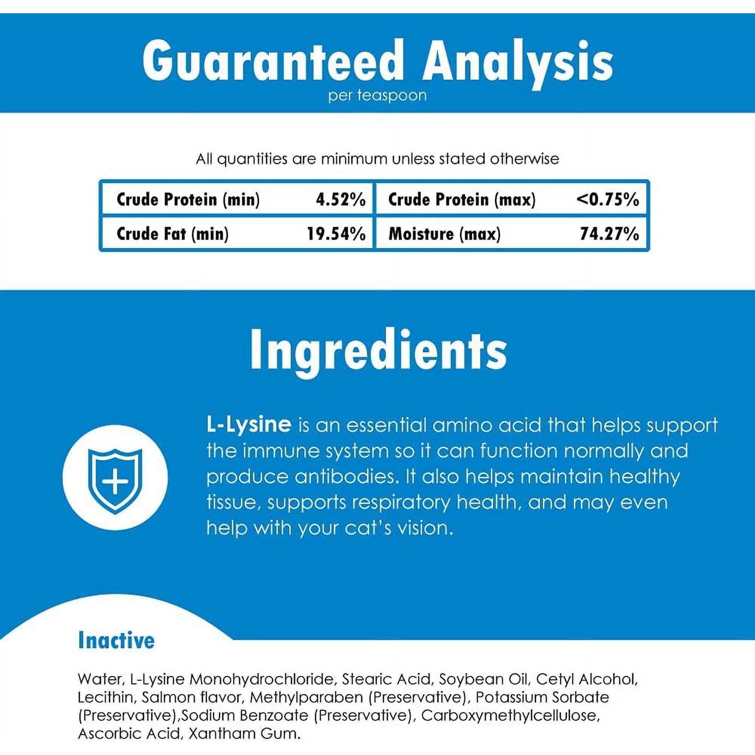 Alternative view of Felisyl L-Lysine Immune System Support Gel for Cats