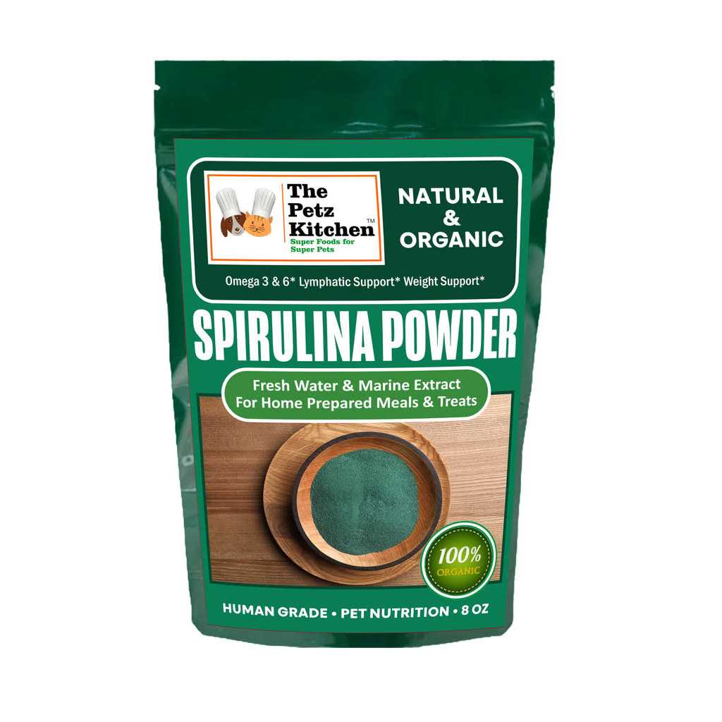 Alternative view of The Petz Kitchen Spirulina Omega 3 & 6 Lymphatic Weight Probiotic Immune Support Petz Organic Spirulina Powder