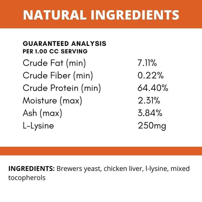 Alternative view of Under the Weather Pet L-lysine Powder Cat Supplement