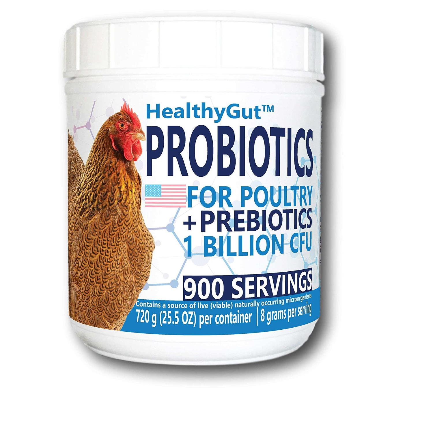 Equa Holistics HealthyGut Probiotics for Chickens & Poultry