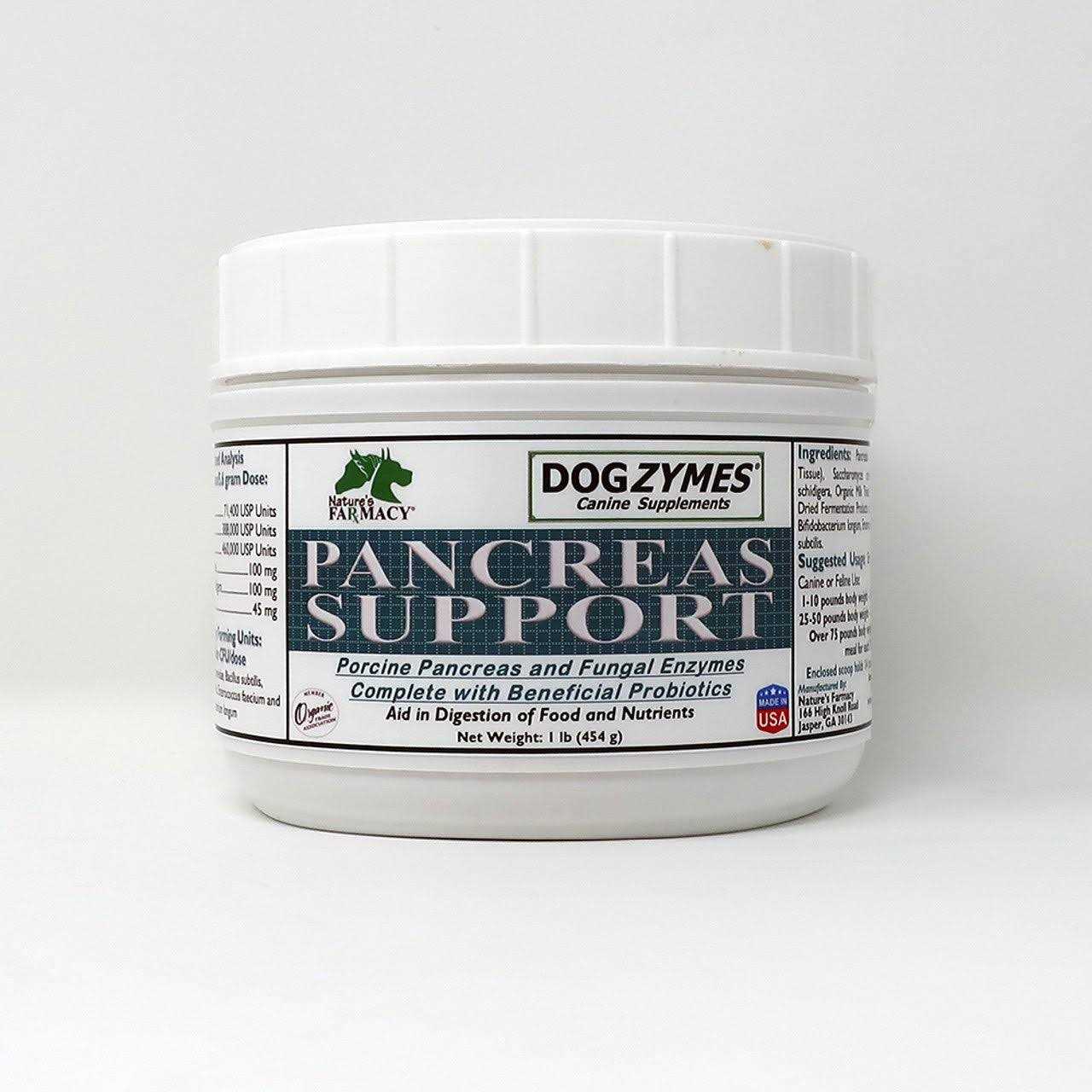 Alternative view of Dogzymes Pancreas Support
