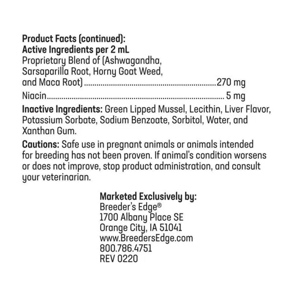 Alternative view of Breeder's Edge Get Him Going, Reproductive Performance Supplement for Dogs and Cats