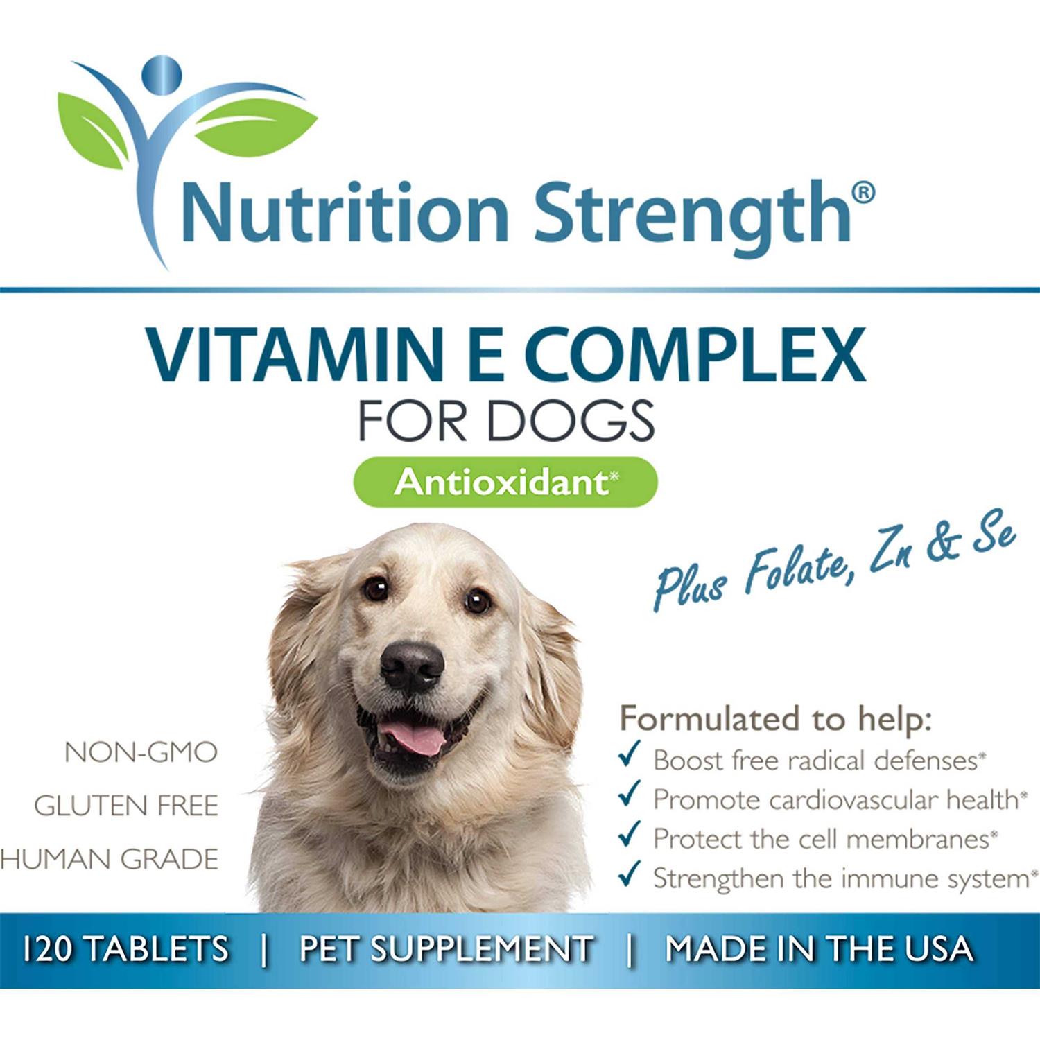 Alternative view of Nutrition Strength Vitamin E for Dogs Promote cardiovascular Health Support cell Membranes
