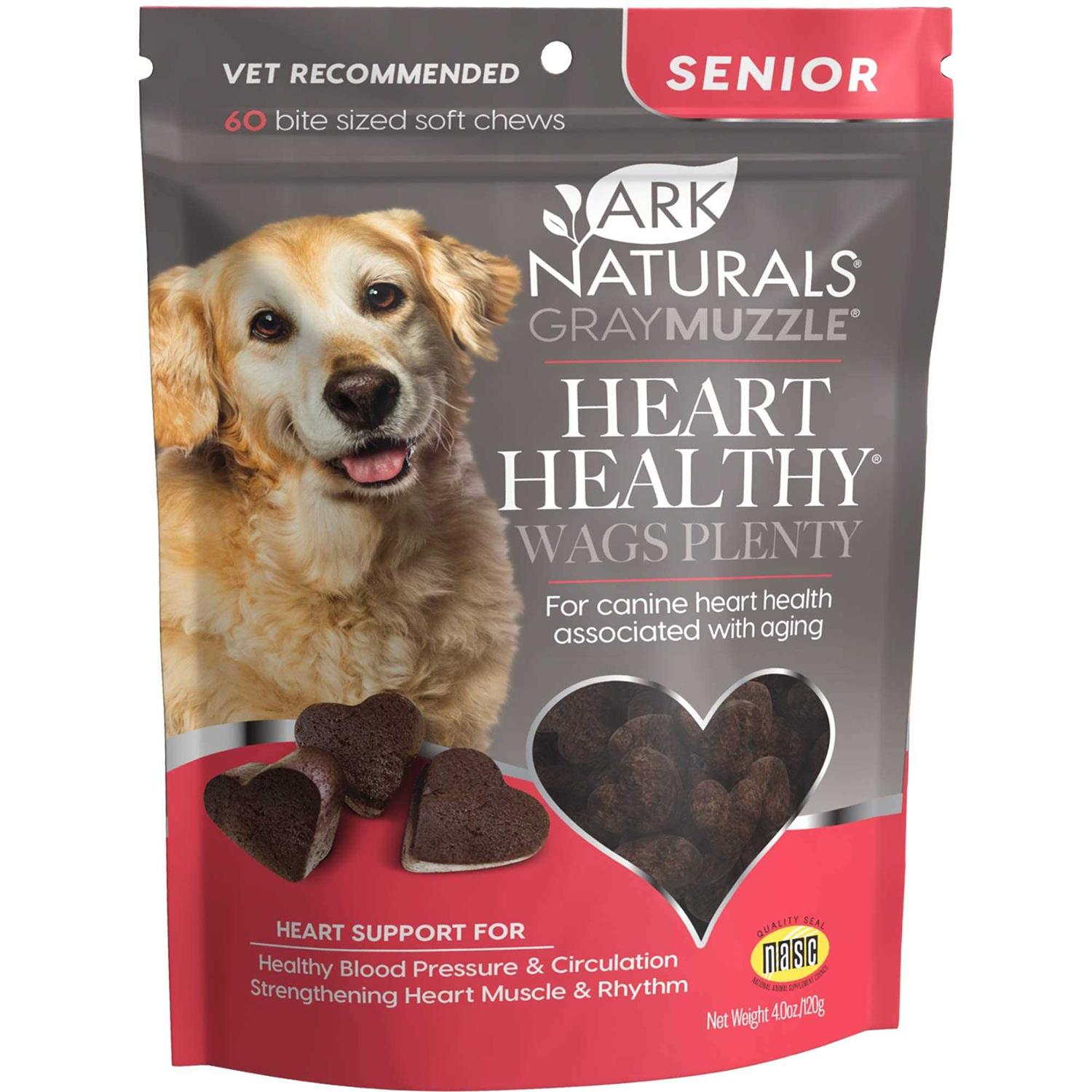 Ark Naturals Gray Muzzle Heart Healthy Wags Plenty