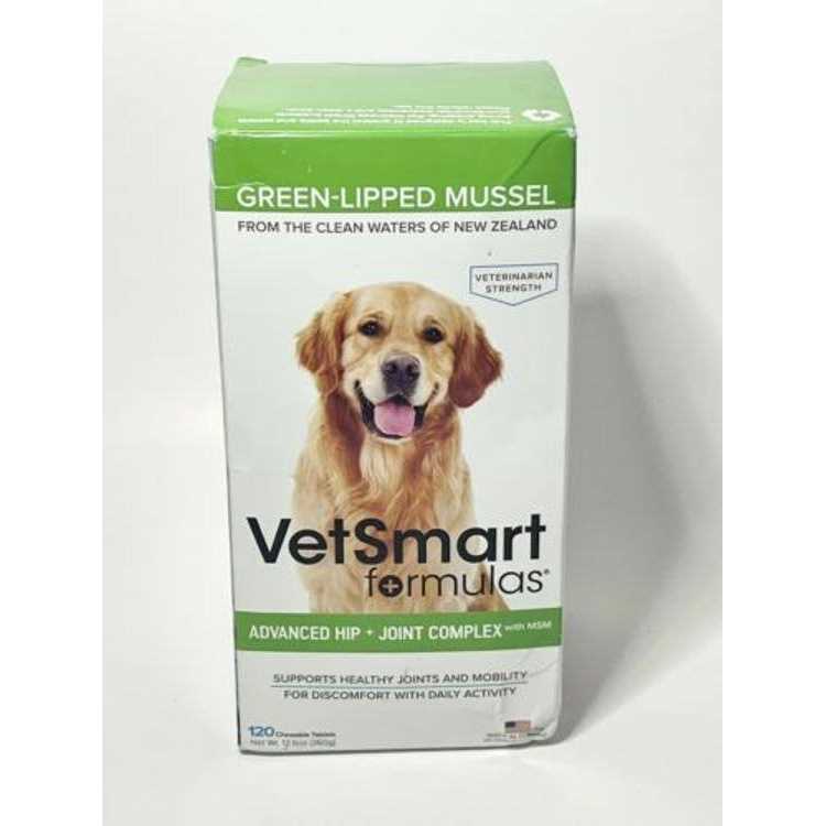Alternative view of VetSmart Formulas Advanced Hip + Joint Complex with MSM and Green-Lipped Mussel for Dogs
