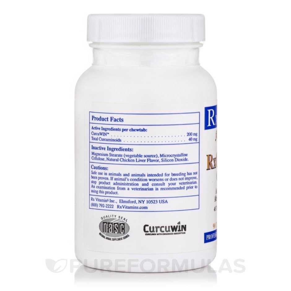 Alternative view of Rx Vitamins RxCurcuWIN for Dogs & Cats