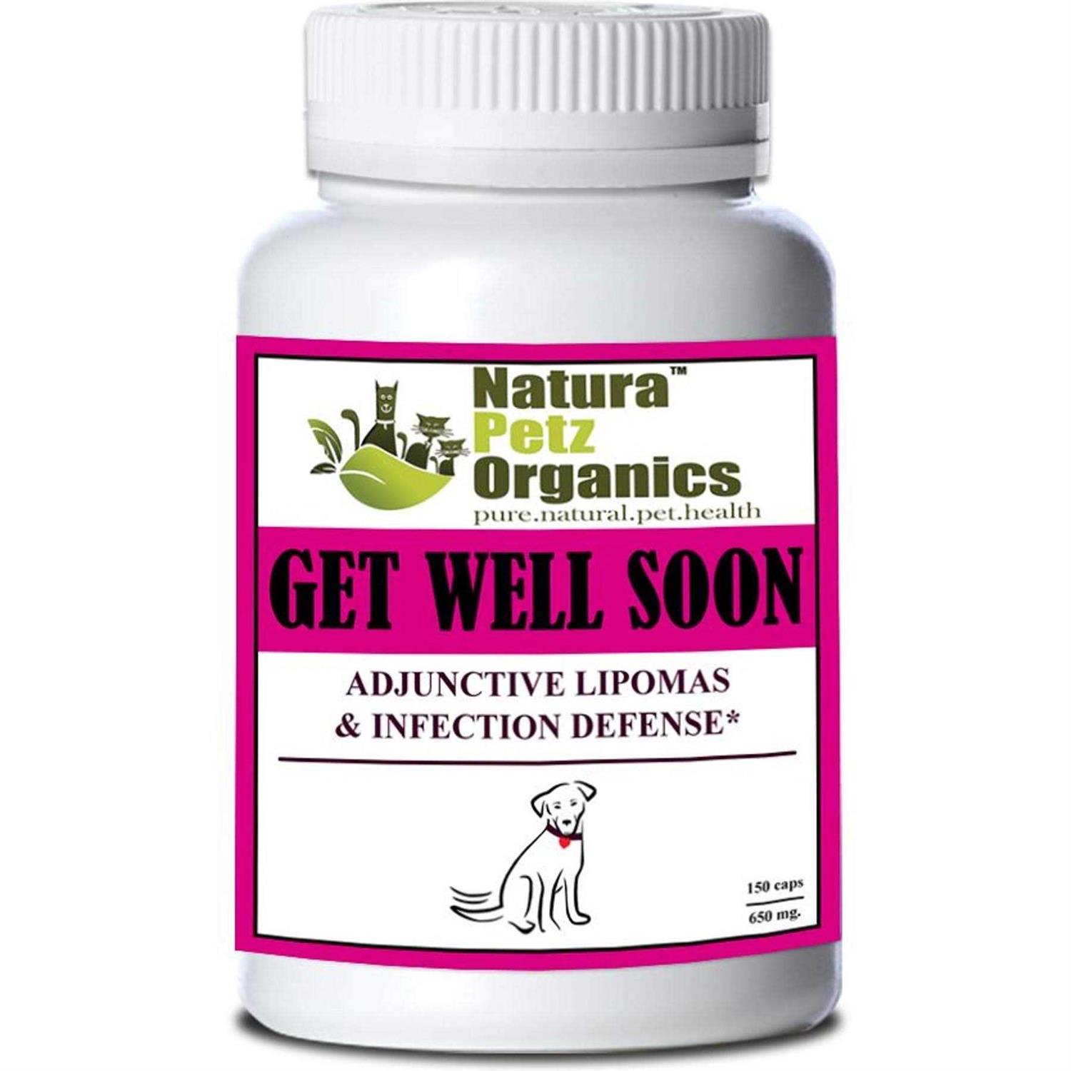 Organic Pet Systems Get Well Soon Adjunctive Lipoma + Infection Defense* DOG caps / 650 mg