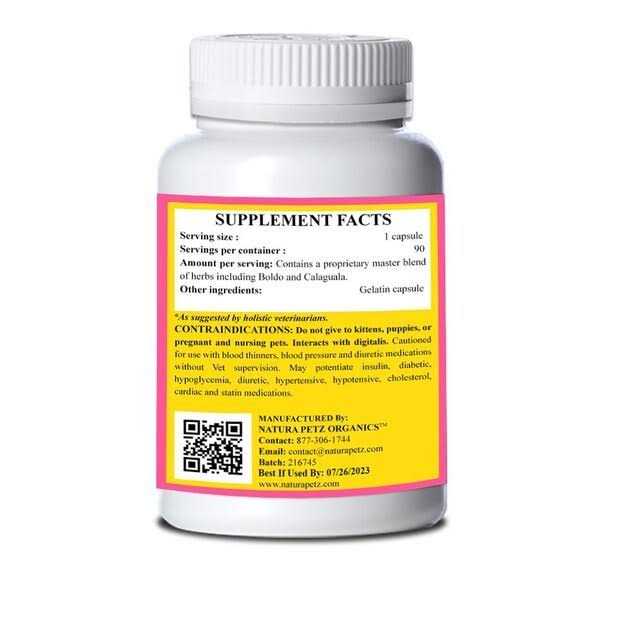 Alternative view of Natura Petz Organics PANCREA RIGHTIS MAX Support* Capsules Pancreas Inflammation & Flow Support Dogs Cats*