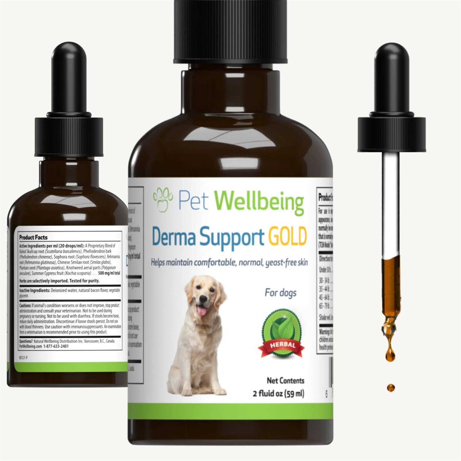 Alternative view of Pet Wellbeing Derma Support Gold Natural Support for Healthy Coat in Dogs