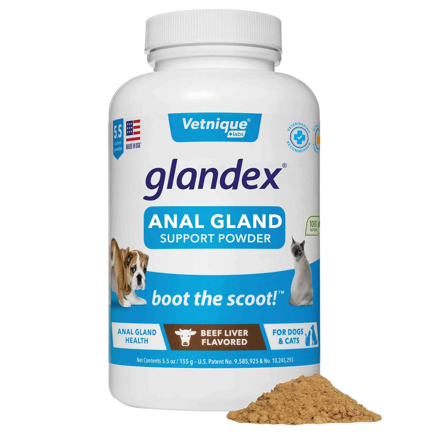 Glandex Anal Gland Support Powder for Dogs & Cats