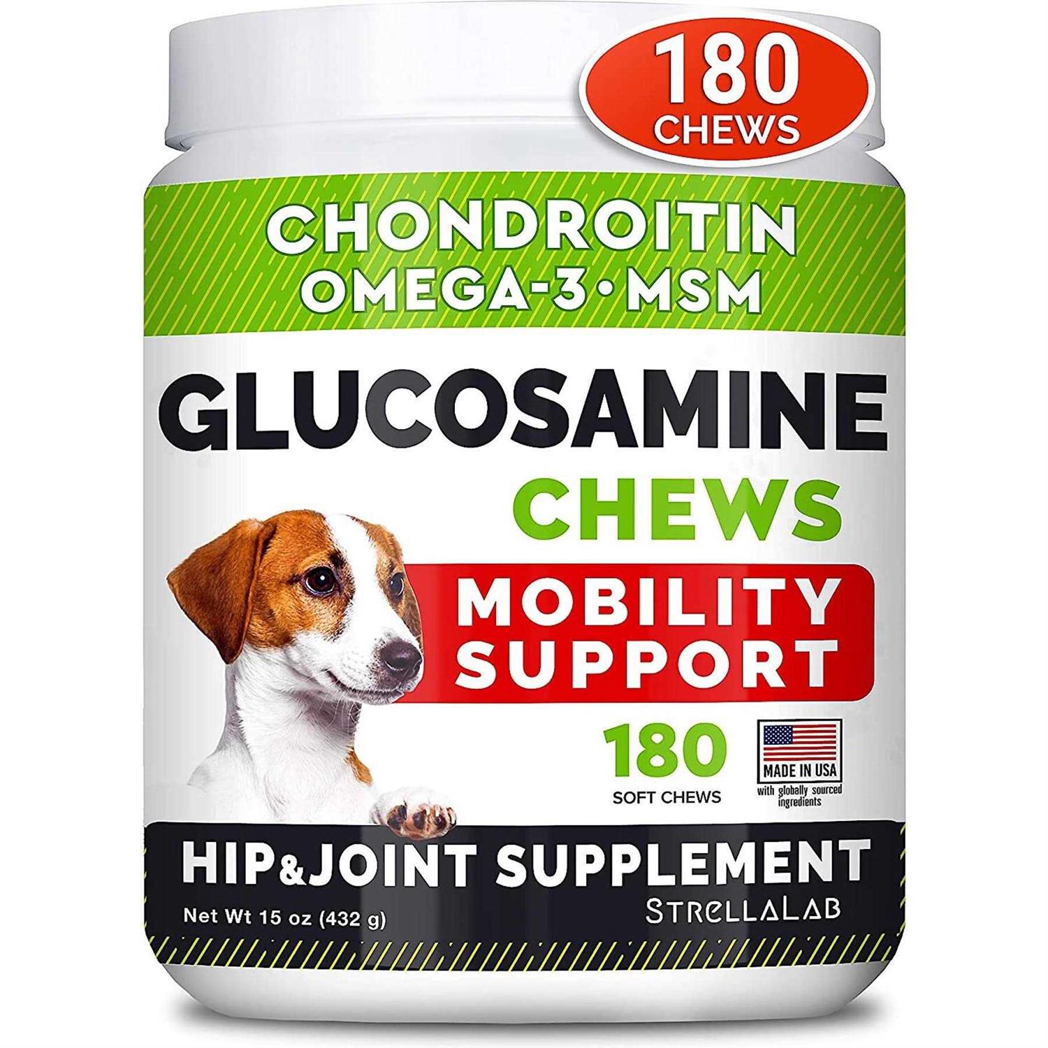 Strellalab Glucosamine Chews, For Dogs Cats