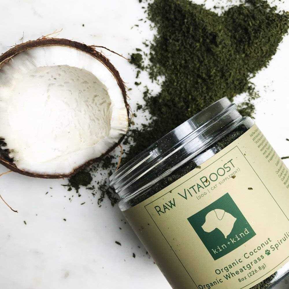 Alternative view of kin+kind Organic Healthy Skin & Coat Supplement for Dogs & Cats