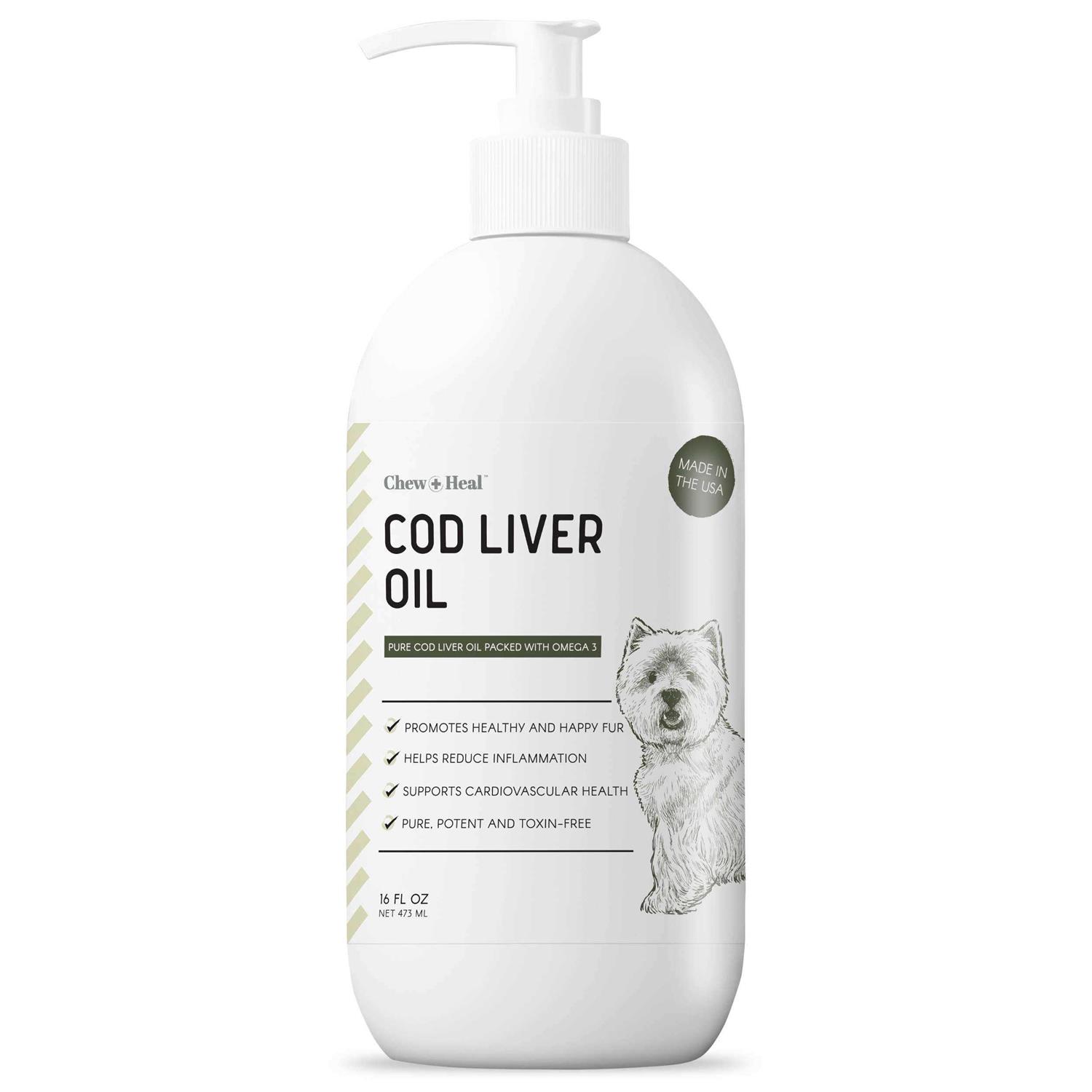 Chew + Heal Pure Cod Liver Oil for Dogs