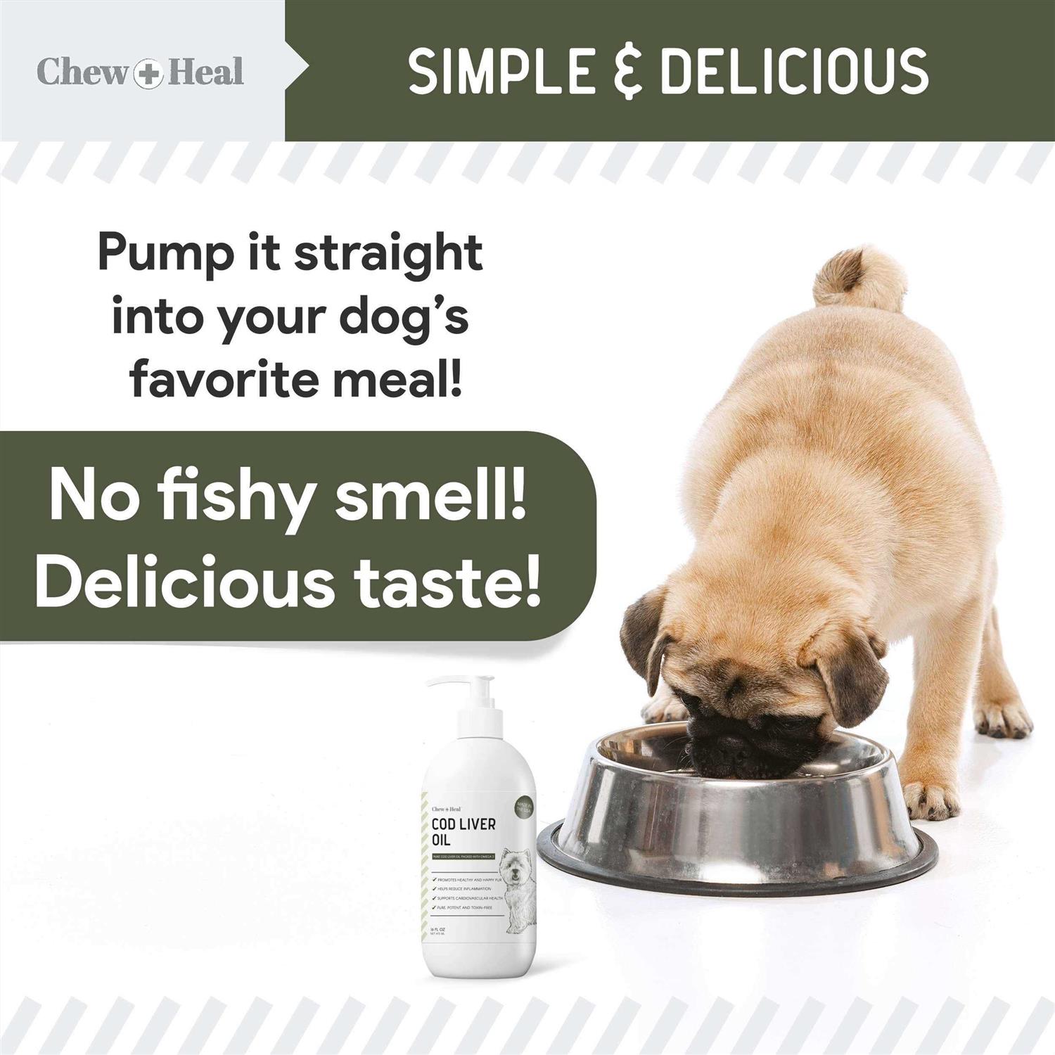 Alternative view of Chew + Heal Pure Cod Liver Oil for Dogs