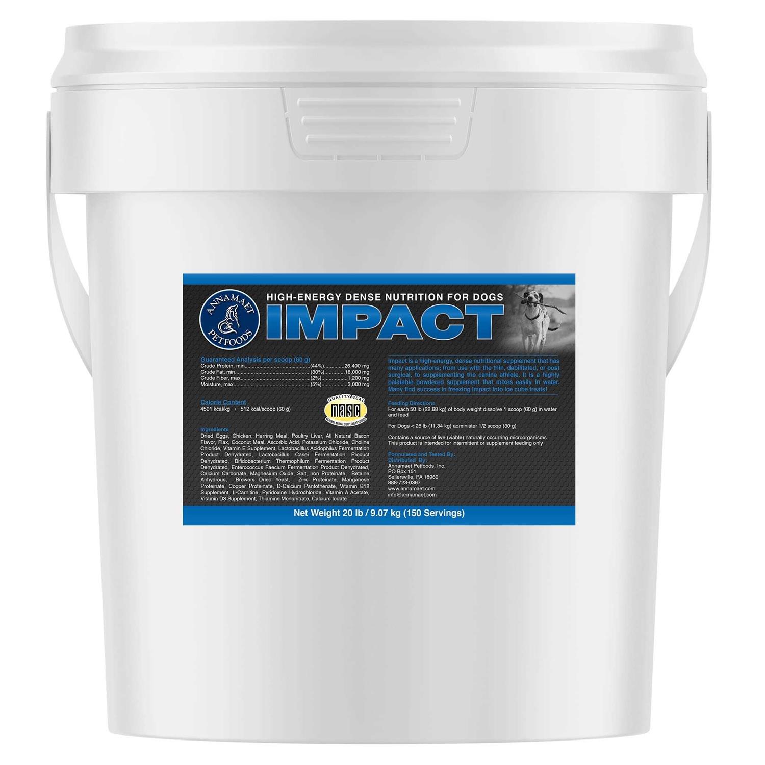 Annamaet Impact High Energy Dog Powder Supplement