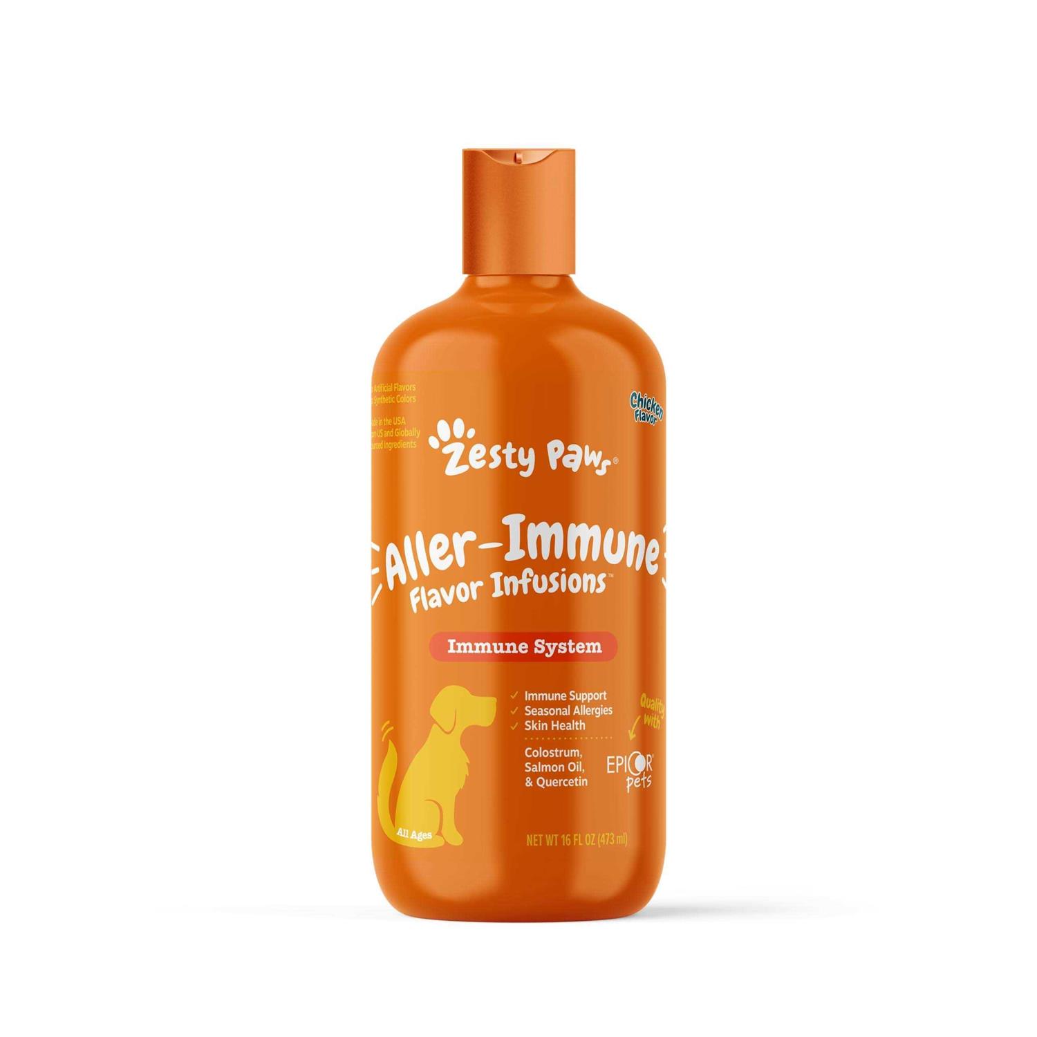 Zesty Paws Allergy Immune Flavor Infusions for Sensitive Skin & Allergies for Dogs
