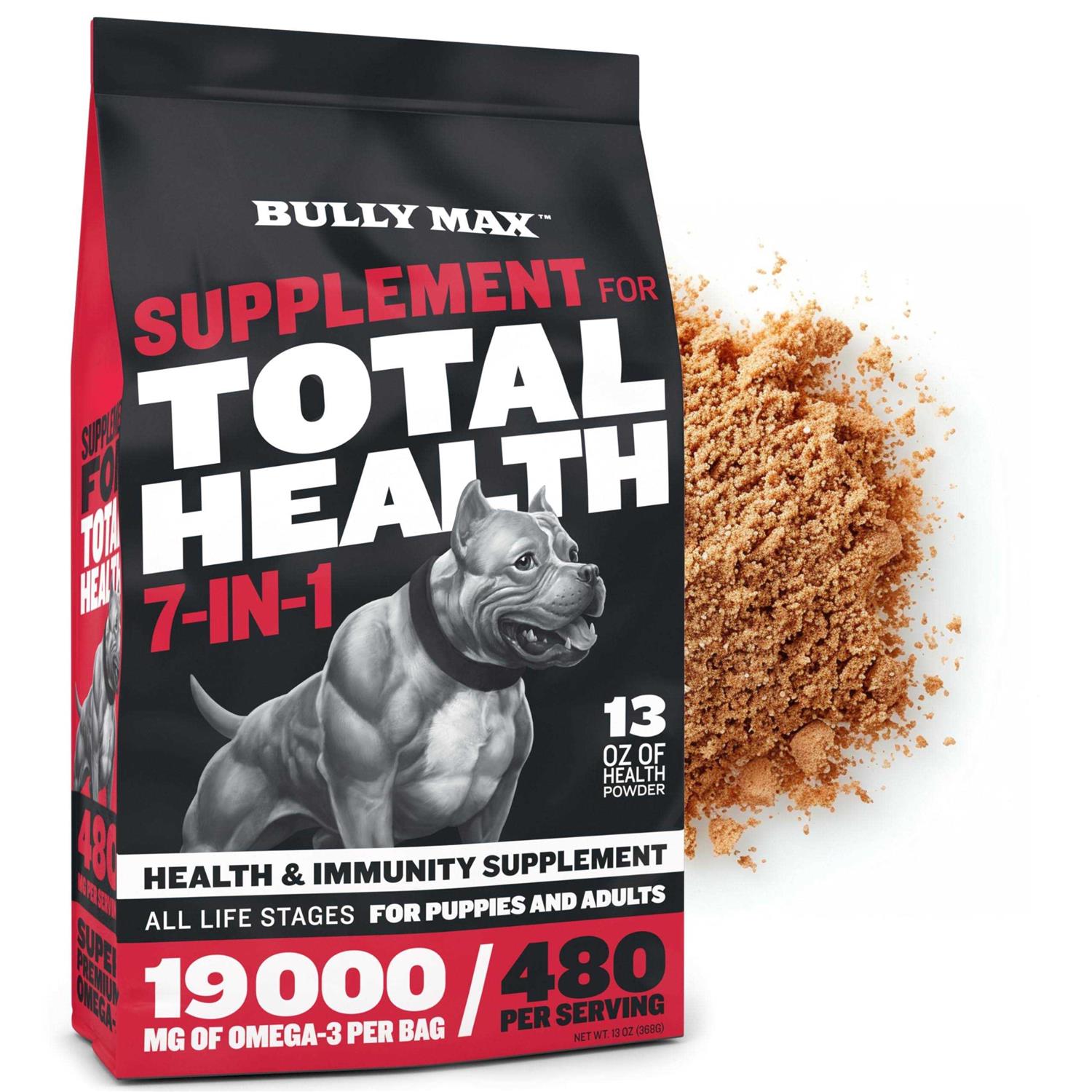 Alternative view of Bully Max Supplement for Total Health 7 in 1 All Life Stages 13 oz. Exp. 01/2025