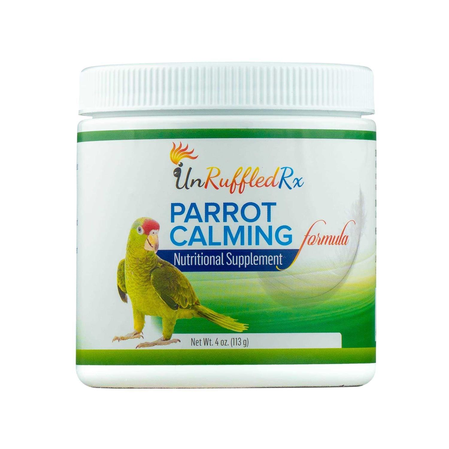 UnRuffledRx Parrot Calming Formula Dietary Supplement for Birds 4 oz