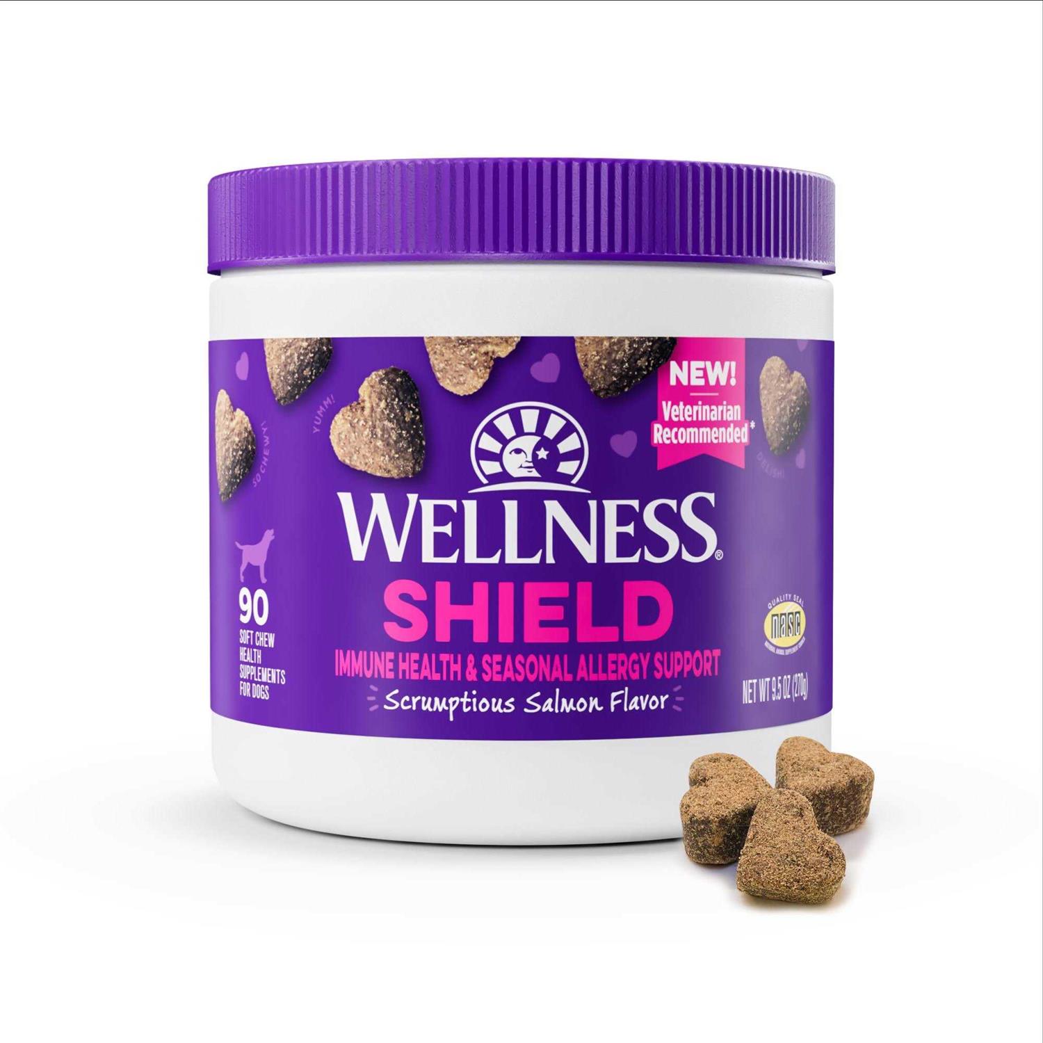 Alternative view of Wellness Salmon Flavored Soft Chew Immune & Allergy Supplements for Dogs