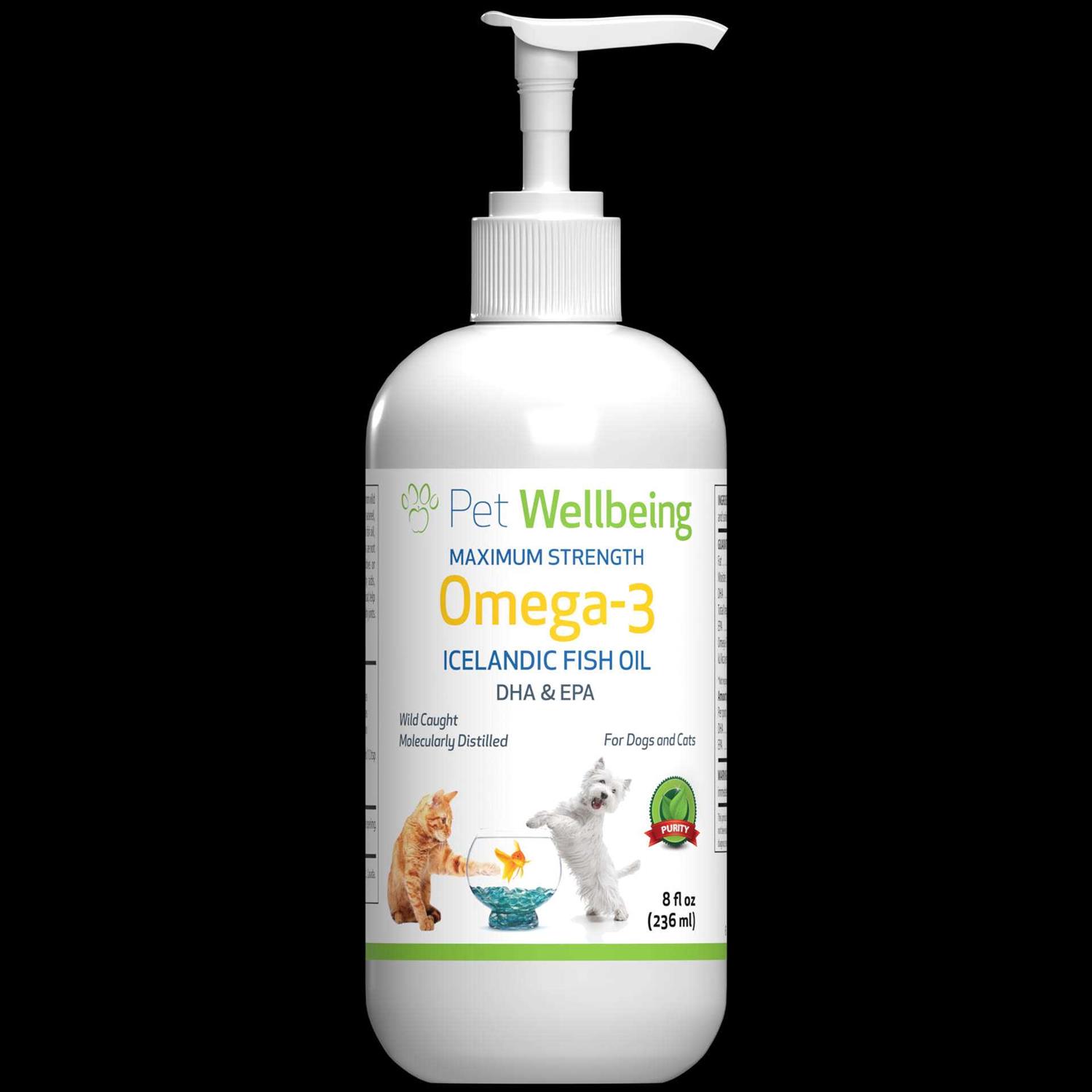 Pet Wellbeing Omega-3 Skin and Itch Support for Cats and Dogs