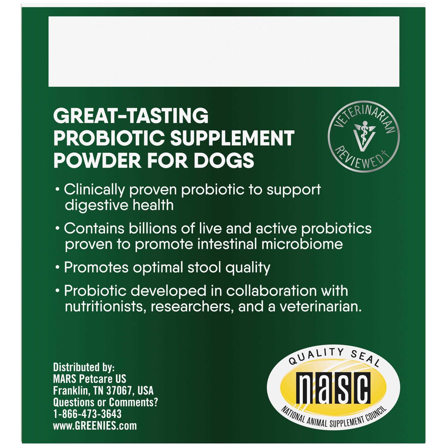 Alternative view of Greenies Digestive Probiotic Supplement Powder for Dogs