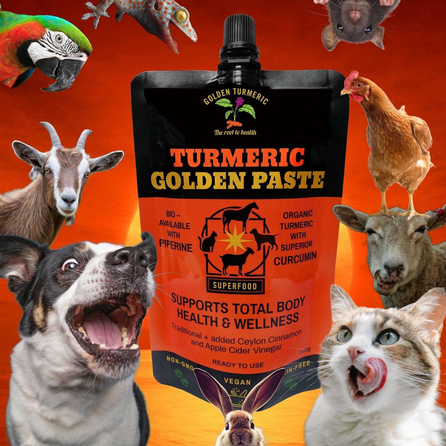 Alternative view of Turmeric Golden Paste for Pets 7 OZ