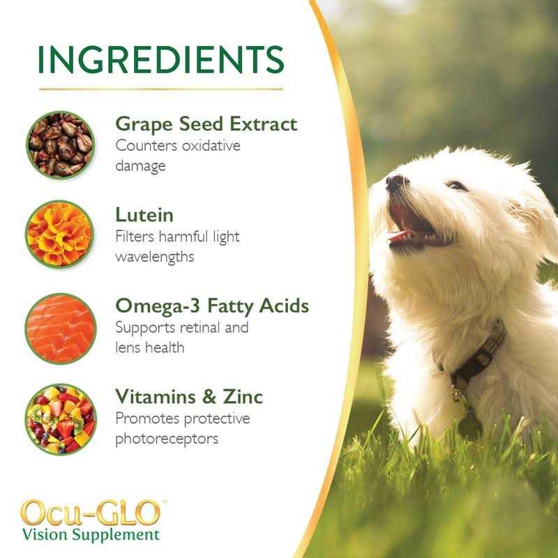 Alternative view of Ocu-GLO Vision Supplement for Small Dogs