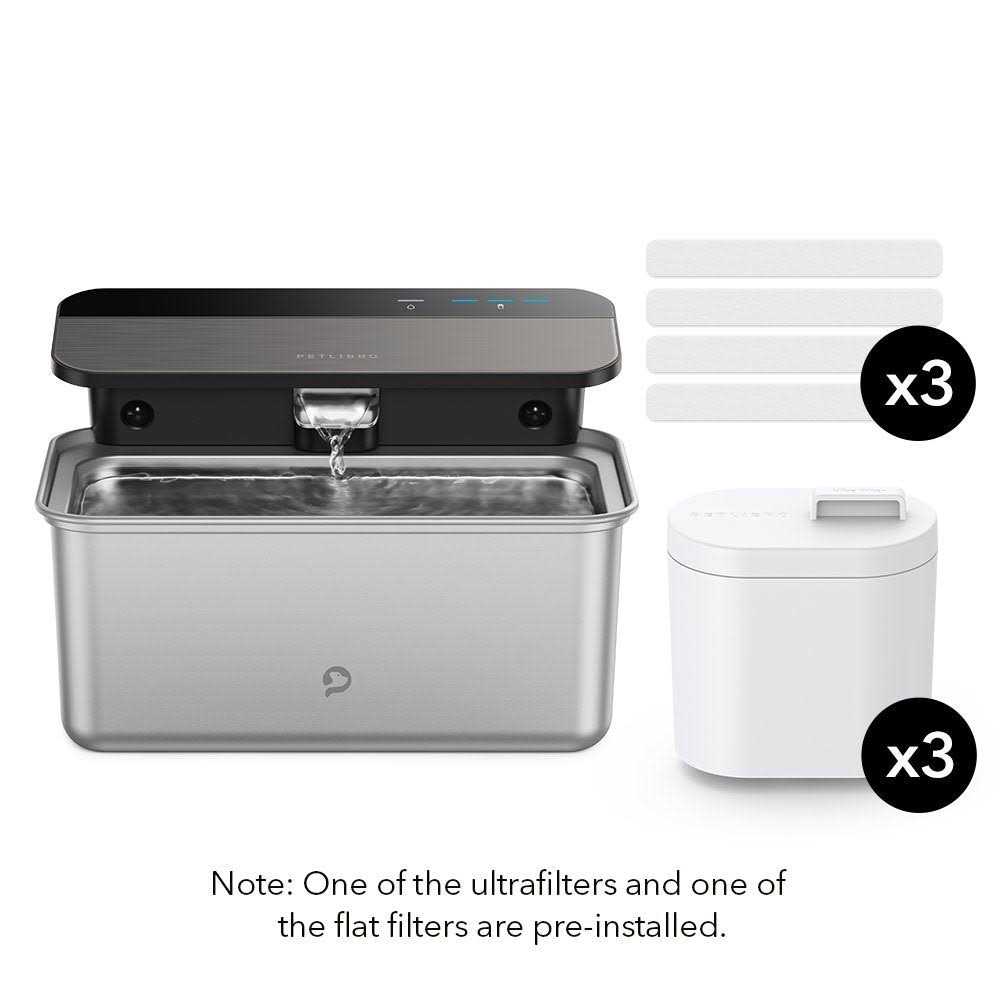 Alternative view of PETLIBRO Glacier Ultrafiltration Stainless Steel Pet Water Fountain