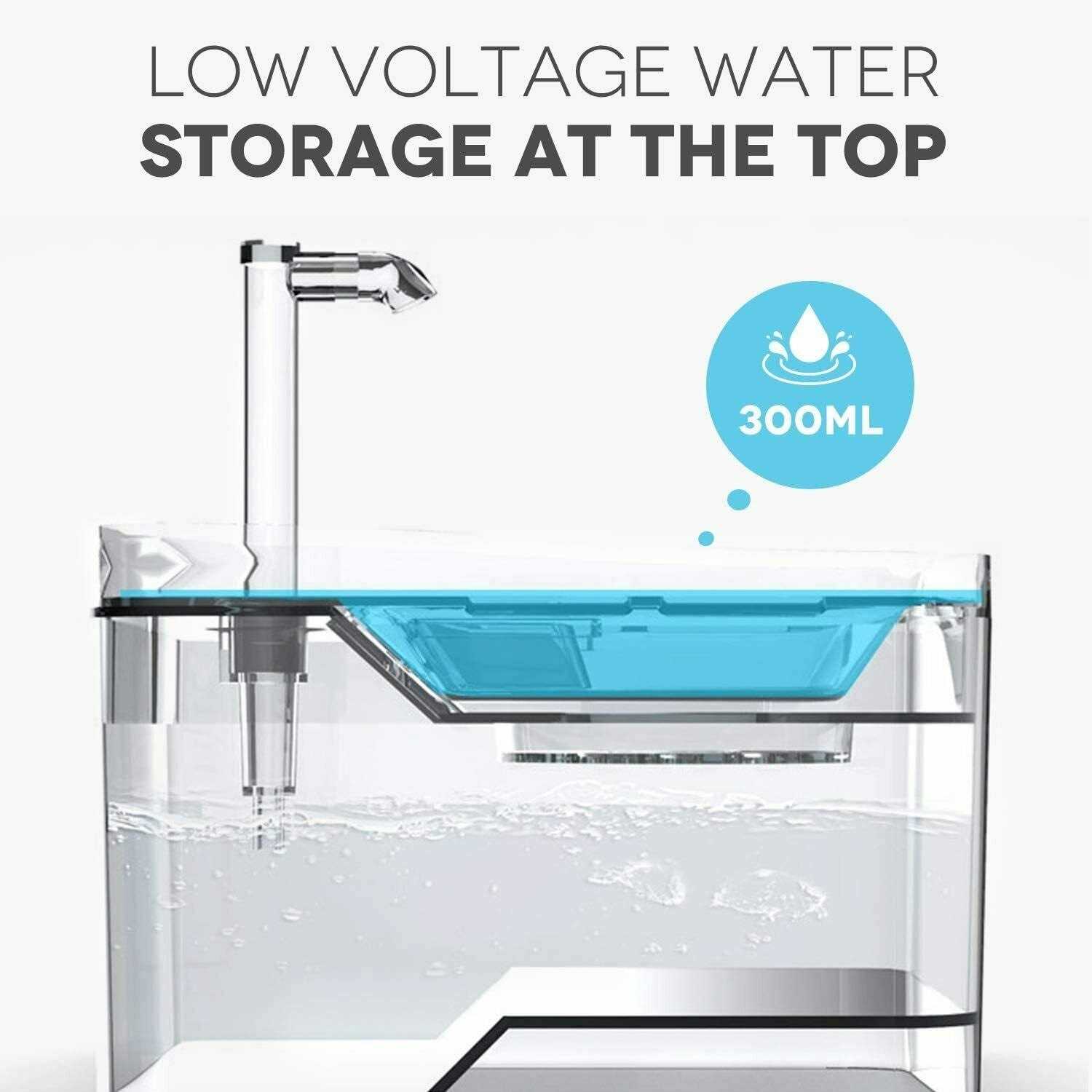 Alternative view of petnf Cat Water Fountain Pet Water Fountain 101oz/3L Dog Cat Water Dispenser