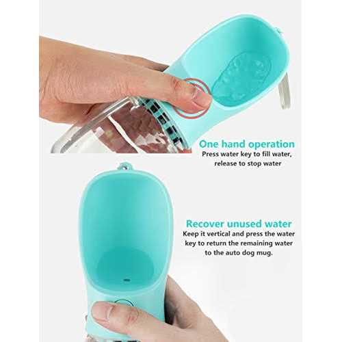 Alternative view of Kalimdor Dog Water Bottle Leak Proof Portable Puppy Water Dispenser with Drinking Feeder for Pets Outdoor Walking