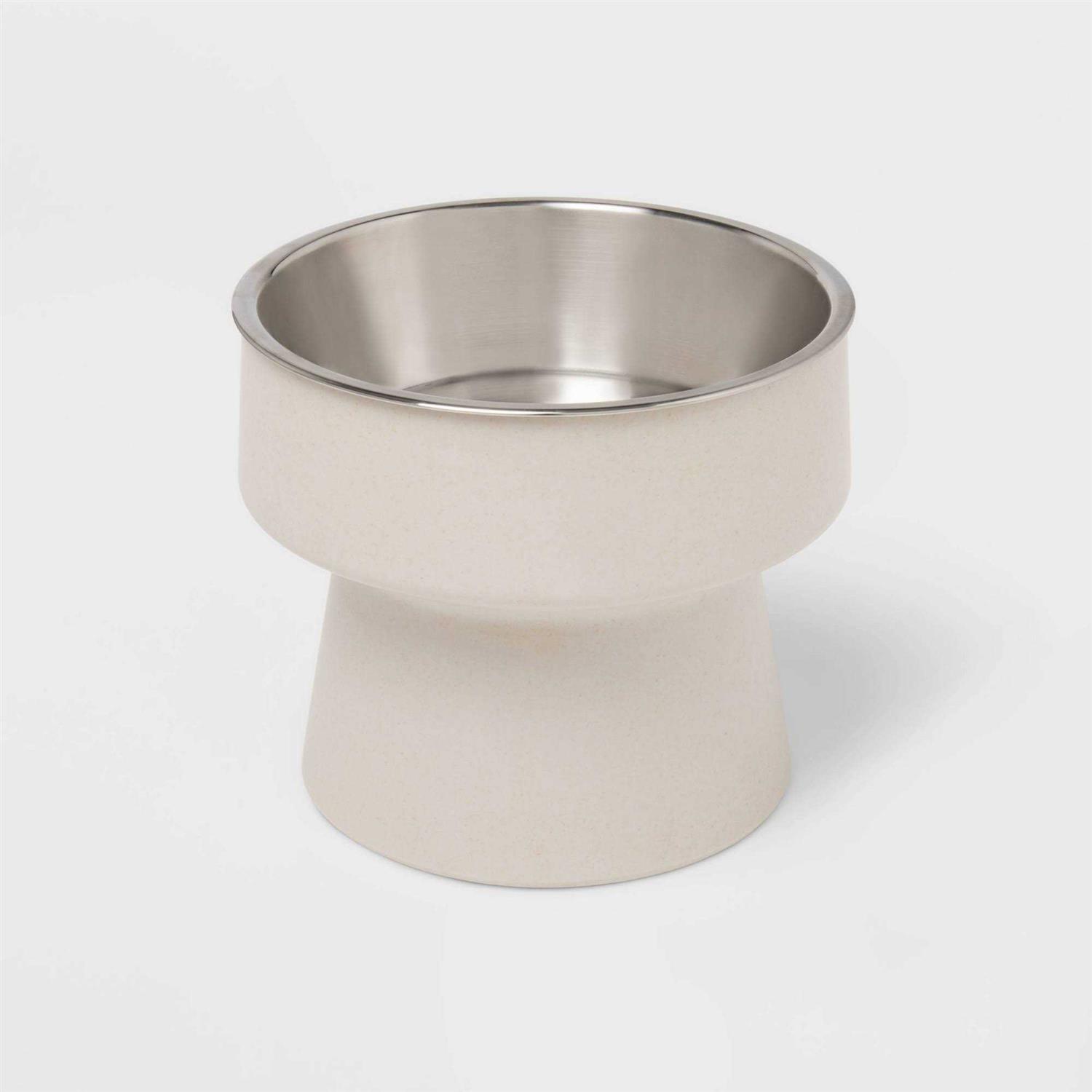 Boots & Barkley Elevated Dog Bowl Gray